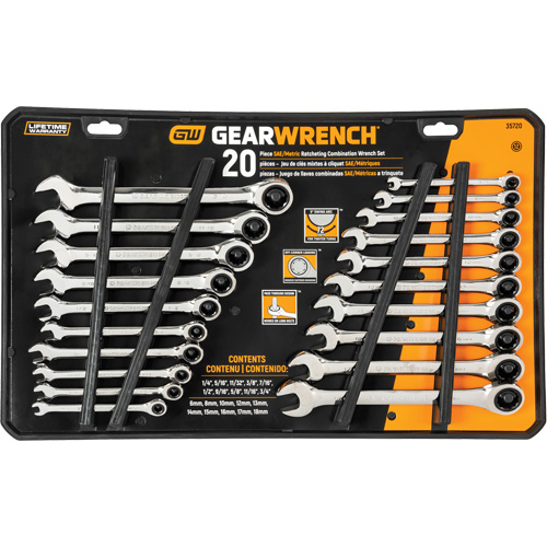 72-Tooth Combination Wrench Set Sécurité Médic