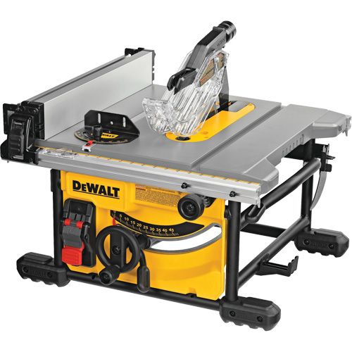 Compact Jobsite Table Saw, 120 V, 15 A, 5800 RPM Sécurité Médic