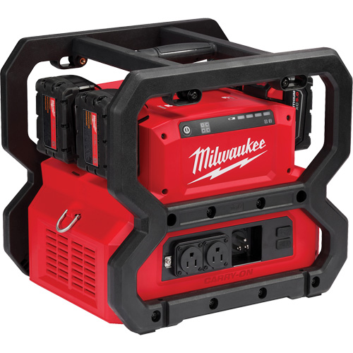 M18 Carry-On Power Supply, 1800 W/3600 W, Lithium Ion, 13-3/4" H x 12-1/4" W x 15" D, 28 lbs. Sécurité Médic