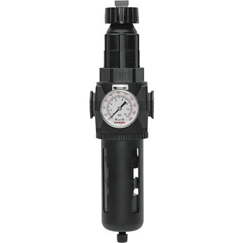 Modulair 400 Filter/Regulator with Manual Drain, 3/4" NPT, 200 psi, 9.1 fl. oz. Capacity Sécurité Médic