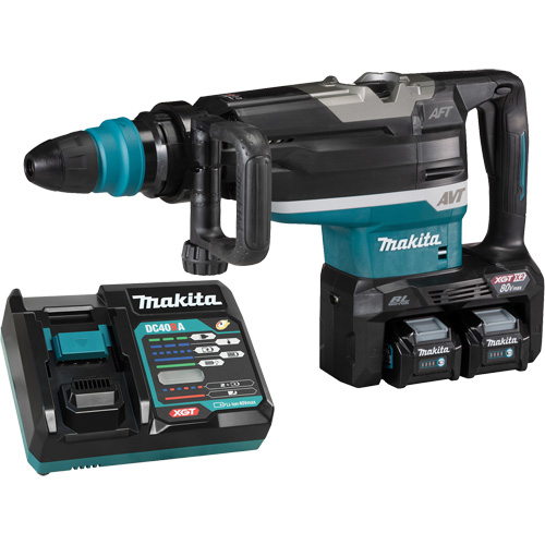 XGT Brushless Cordless SDS-Max Rotary Hammer, 80 V, 2", 16 ft-lbs, 150-310 RPM Sécurité Médic
