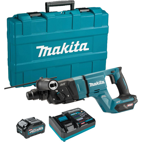 XGT Rotary Hammer with Brushless Motor, 40 V, 1-1/8", 2 ft-lbs, 0-980 RPM Sécurité Médic