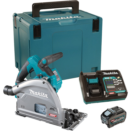 Scie circulaire &agrave; coupe plongeante avec moteur sans balai XGT BL, 6-1/2", 40 V Sécurité Médic