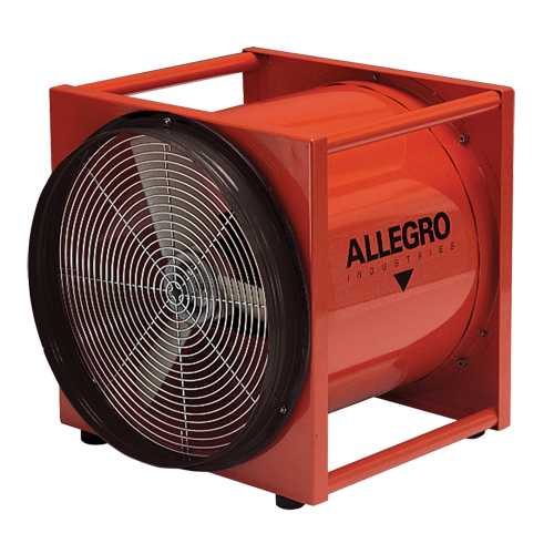 ALLEGRO INDUSTRIES Axial Blowers, 2 HP, 5500 CFM Sécurité Médic