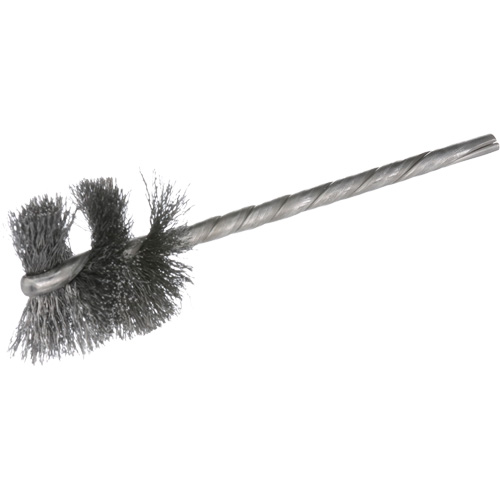 HeliTuf&reg; Crimped Wire Internal Brush Kit, 3/8" Dia. x 1" L, 3-1/2" Overall Length Sécurité Médic