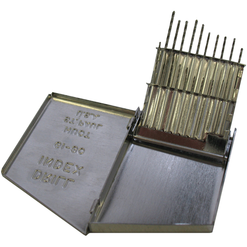 Jobber Length Drill Set, 20 Pieces, High Speed Steel Sécurité Médic