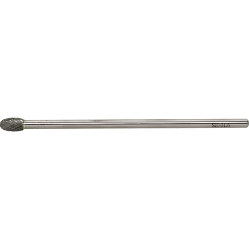 Fraise au carbure dur, SE-1L6, 1/4" dia., 1/4" Tige, 3/8" Prof. de la coupe Sécurité Médic
