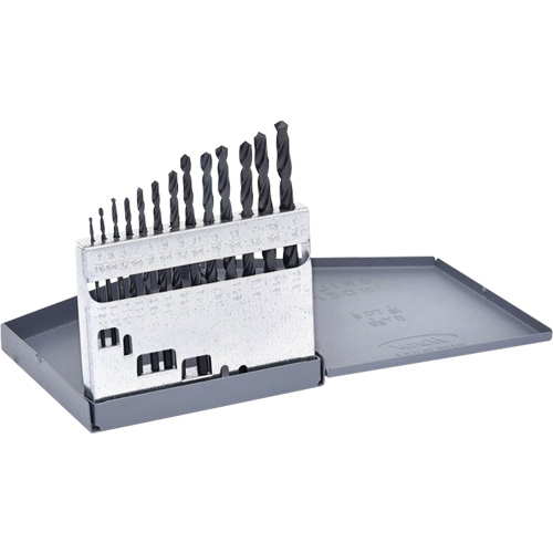 Hyper Jobber Length Drill Bit Set, 13 Pieces, High Speed Steel Sécurité Médic