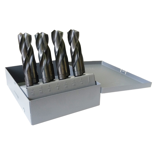 Reduced Shank Drill Bit Set, 8 Pieces, High Speed Steel Sécurité Médic