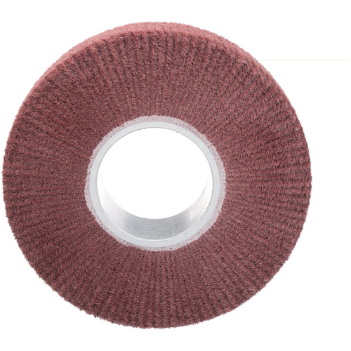 Scotch-Brite Finishing Flap Brush, Aluminum Oxide, Very Fine Grit, 8" x 2" x 3" Sécurité Médic