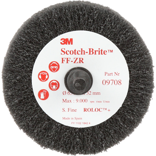 Brosse &agrave; lamelles pour la coupe et le polissage Scotch-Brite, Oxyde d'aluminium, Grain Fin, 2-1/2" x 1-1/4" x 1/4" Sécurité Médic
