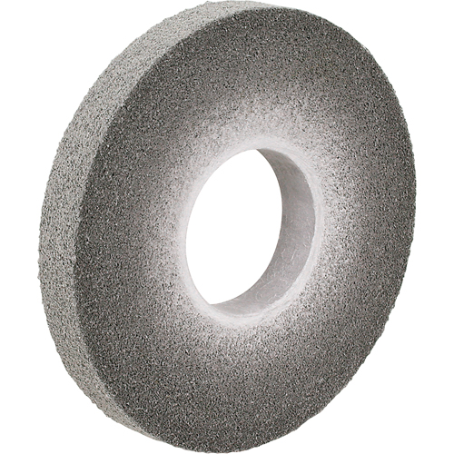 Meule d'&eacute;barbage EXL Scotch-Brite, 8" x 2", Arbre de 3" Sécurité Médic