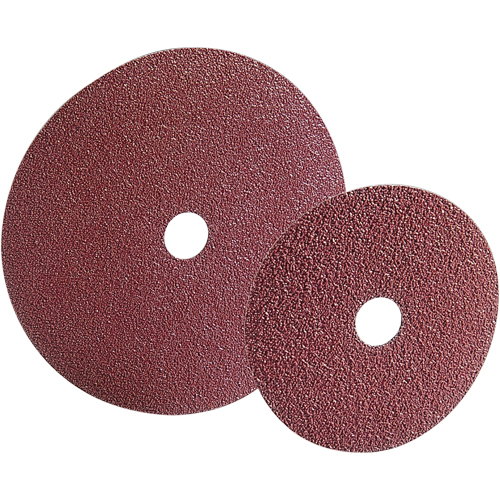 Disques en fibre pour le m&eacute;tal F240, Oxyde d'aluminium, 80, 7" Dia x 7/8" Arbre Sécurité Médic
