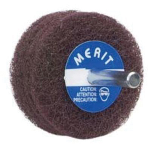 Abrasotex Non-Woven Disc Wheel, 3" Dia. x 1" W, 1/4" Arbor, Aluminum Oxide Sécurité Médic