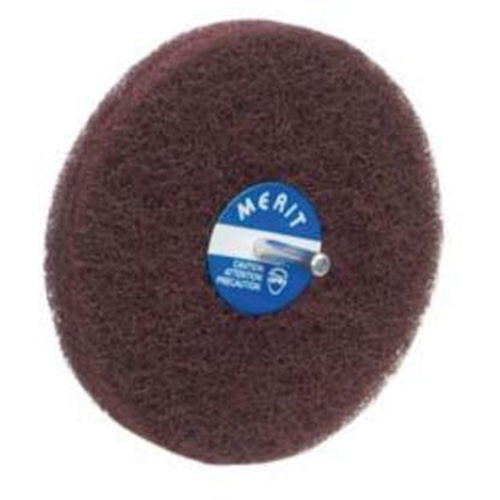Abrasotex Non-Woven Disc Wheel, 5" Dia., Medium Grit, Aluminum Oxide Sécurité Médic