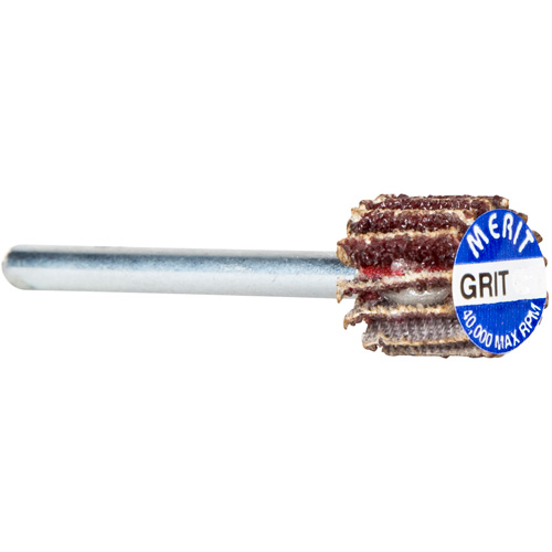 Grind-O-Flex Micro-Mini Flap Wheel, Aluminum Oxide, 120 Grit, 5/8" x 3/4" x 1/8" Sécurité Médic