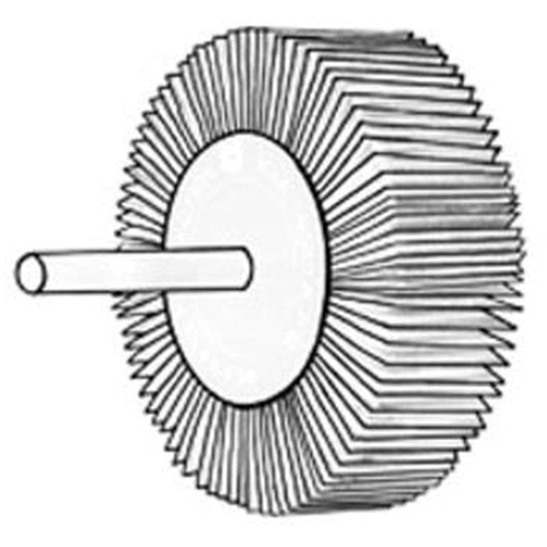 Grind-O-Flex Micro-Mini Flap Wheel, Aluminum Oxide, 120 Grit, 3/4" x 3/16" x 1/8" Sécurité Médic