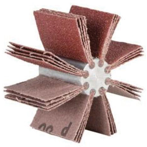 Plain Flap B-810 Bore Polisher, Aluminum Oxide, 60 Grit, 2-3/4" x 1-1/2" Sécurité Médic