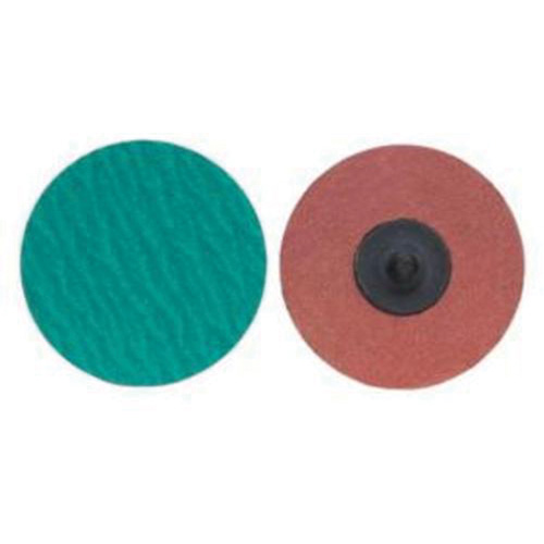 Quick-Change Cloth Disc, 1" Dia., 60 Grit, Zirconium Sécurité Médic