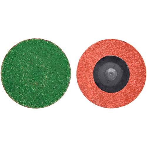 Zirc Plus Quick-Change Cloth Disc, 2" Dia., 120 Grit, Zirconia Alumina Sécurité Médic