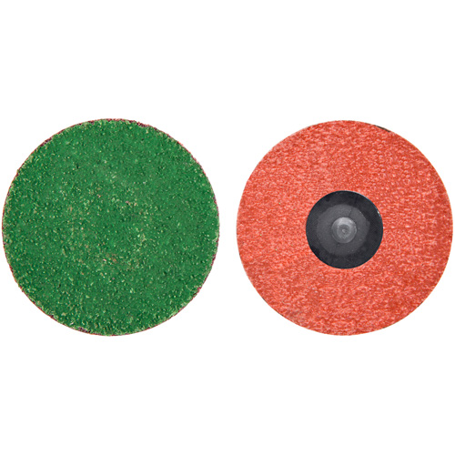 Zirc Plus Quick-Change Cloth Disc, 3" Dia., 120 Grit, Zirconia Alumina Sécurité Médic