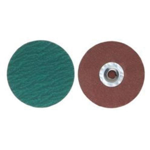 Quick-Change Discs, 3" Dia., 36 Grit, Zirconia Alumina Sécurité Médic