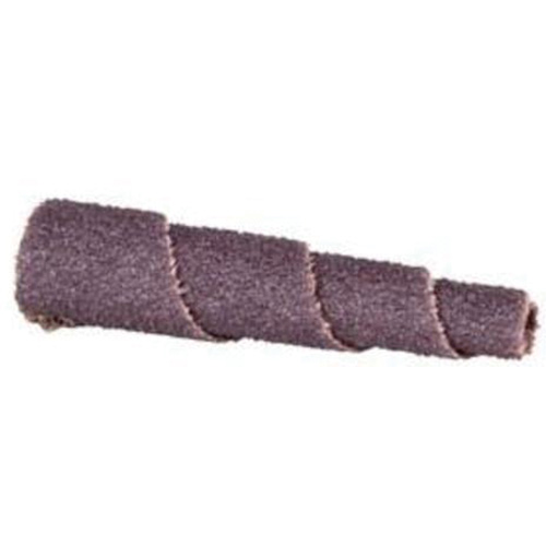 ALO Spiral Cartridge Roll, 80 Grit, 3/4" Dia., Aluminum Oxide, 1-1/2" L, 3/16" Arbor Sécurité Médic
