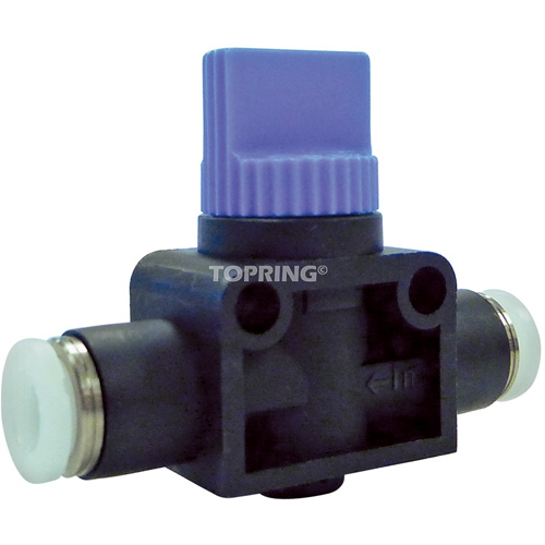 Vanne double manuelle union droit, Entr&eacute;e d'air 1/2" NPT, Sortie 1/2" NPT, 150 psi Sécurité Médic