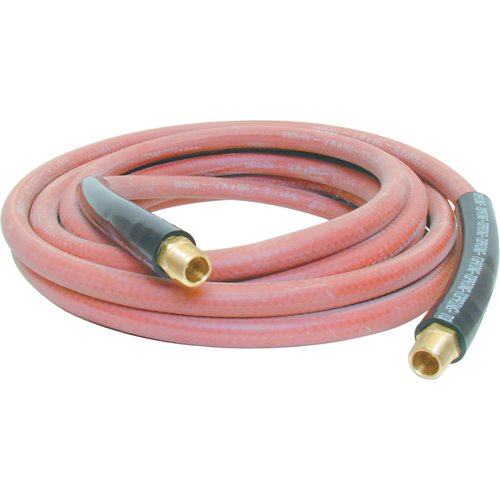 Airflex General Purpose Hoses, Air, Rubber, 3/8" dia. x 15', 200 psi, 3/8 NPT Sécurité Médic
