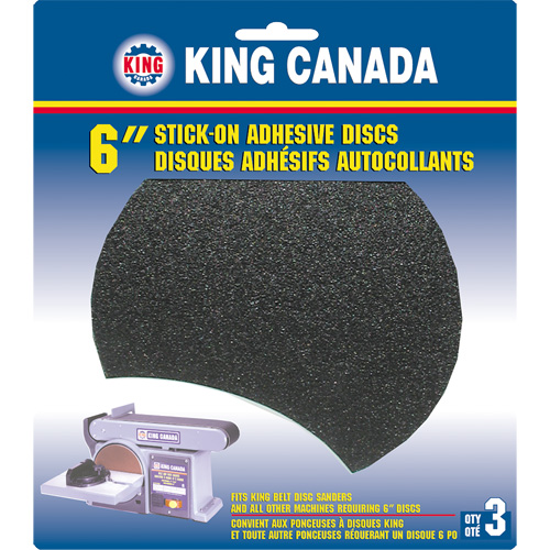 Wood Sanding Disc, 6" Dia., 80 Grit Sécurité Médic