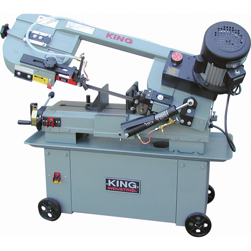 Metal Cutting Band Saws With Geardrive, Horizontal/Vertical, Round 7" and 7" x 12" Rectangular Cutting Capacity Sécurité Médic