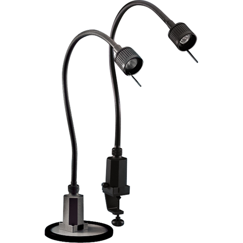 Sunnex Halogen Task Lights, 20 W, 20" Neck, Black Sécurité Médic