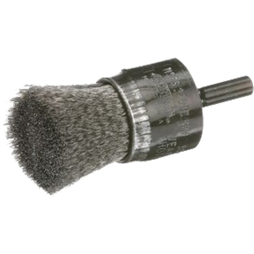 Crimped Wire End Brush, 1", 0.006" Fill Sécurité Médic