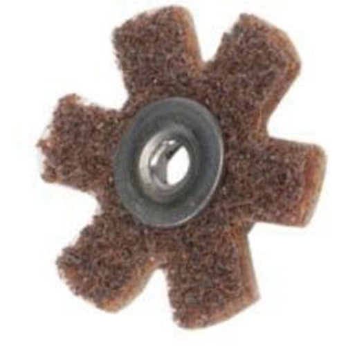 Abrasotex Surface Preparation Star, 1-1/2" Dia., Coarse Grit, Aluminum Oxide Sécurité Médic
