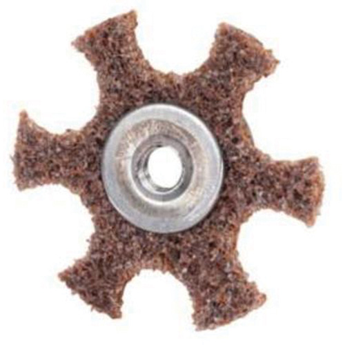 Abrasotex Surface Preparation Star, 2" Dia., Coarse Grit, Aluminum Oxide Sécurité Médic