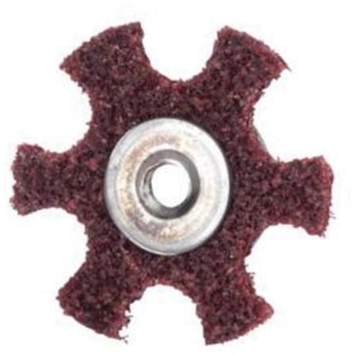 Abrasotex Surface Preparation Star, 2" Dia., Medium Grit, Aluminum Oxide Sécurité Médic