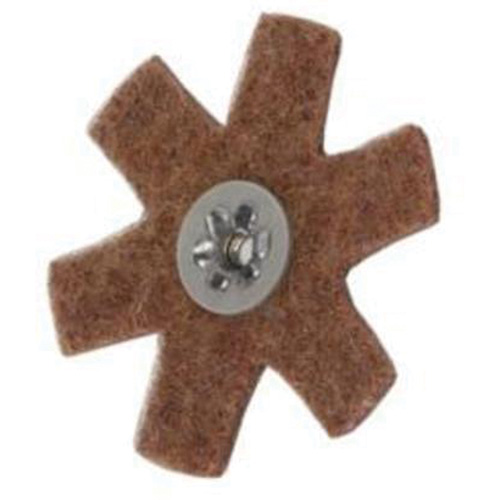 Abrasotex Surface Preparation Star, 3" Dia., Coarse Grit, Aluminum Oxide Sécurité Médic