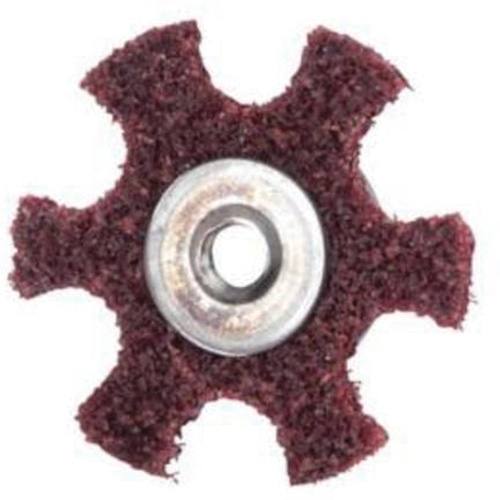 Abrasotex Surface Preparation Star, 4" Dia., Medium Grit, Aluminum Oxide Sécurité Médic
