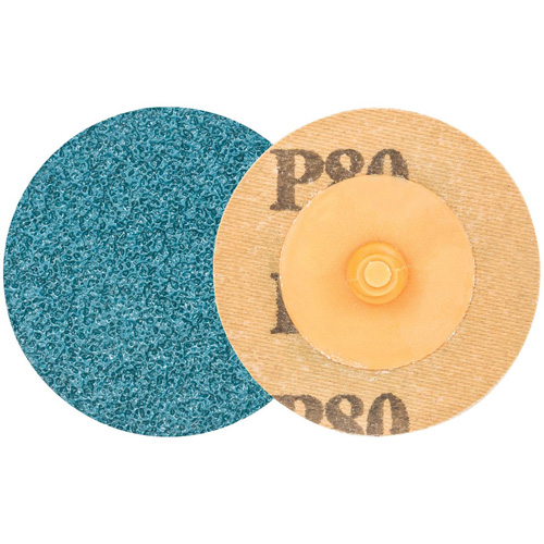 TWIST TOPCUT Sanding Disc, 2" Dia., 80 Grit, Zirconium Sécurité Médic