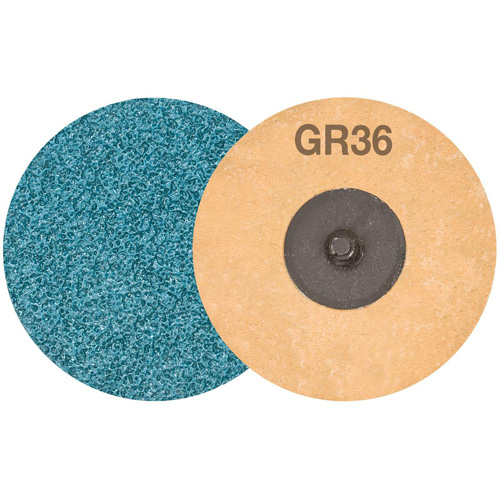 TWIST TOPCUT Sanding Disc, 3" Dia., 36 Grit, Zirconium Sécurité Médic