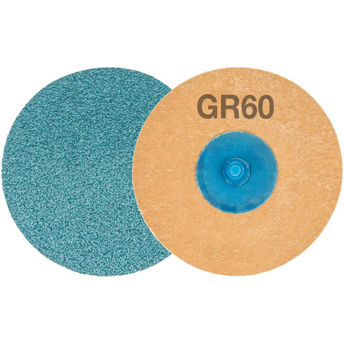 TWIST TOPCUT Sanding Disc, 3" Dia., 60 Grit, Zirconium Sécurité Médic
