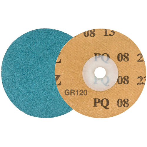 TWIST TOPCUT Sanding Disc, 3" Dia., 120 Grit, Zirconium Sécurité Médic