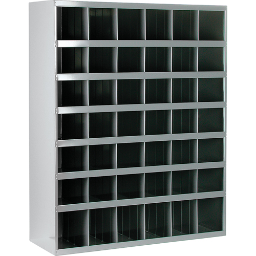 Armoires pour bacs de rangement en acier, 33-3/4" la x 12" p x 42" h, Gris Sécurité Médic