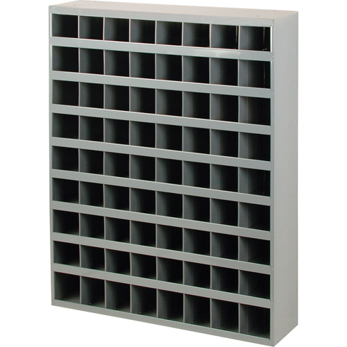 Armoires pour bacs de rangement en acier, 33-3/4" la x 8-1/2" p x 42" h, Gris Sécurité Médic