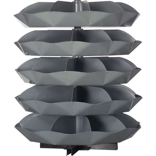 Modules de stockage Rotabin, 625 lb Capacit&eacute; par niveau, 4 Niveau(x), 45" ha x 44" dia Sécurité Médic