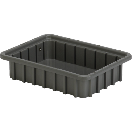 Contenants Divider Box, Poly&eacute;thyl&egrave;ne, 10,8" la x 8,3" p x 2,5" h, Gris Sécurité Médic