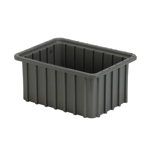 Divider Box, Polyethylene, 9.8" W x 7.3" D x 5" H, Grey Sécurité Médic