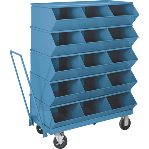 Bacs sectionnels superposables Stackbin - Chariots Sécurité Médic