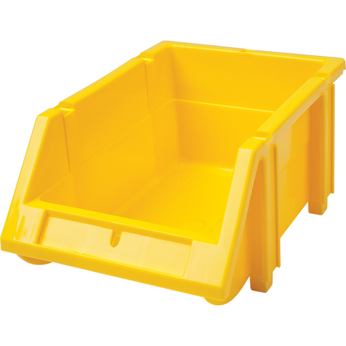 Stack & Hang Bin, 4-13/16" W x 3-3/16" H x 7-1/8" D, Yellow Sécurité Médic