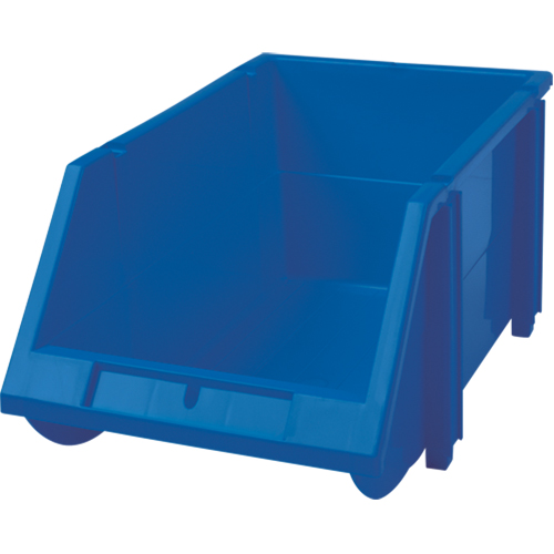 Bac empilable & &agrave; suspendre, 5-7/8" la, 4-11/16" h x 9-13/16" p, Bleu Sécurité Médic